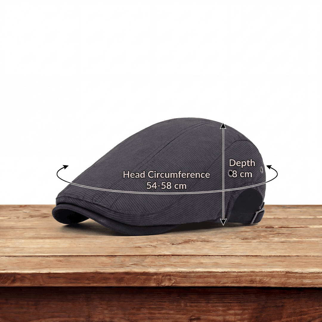 Laurent | Casquette en Coton Rayé
