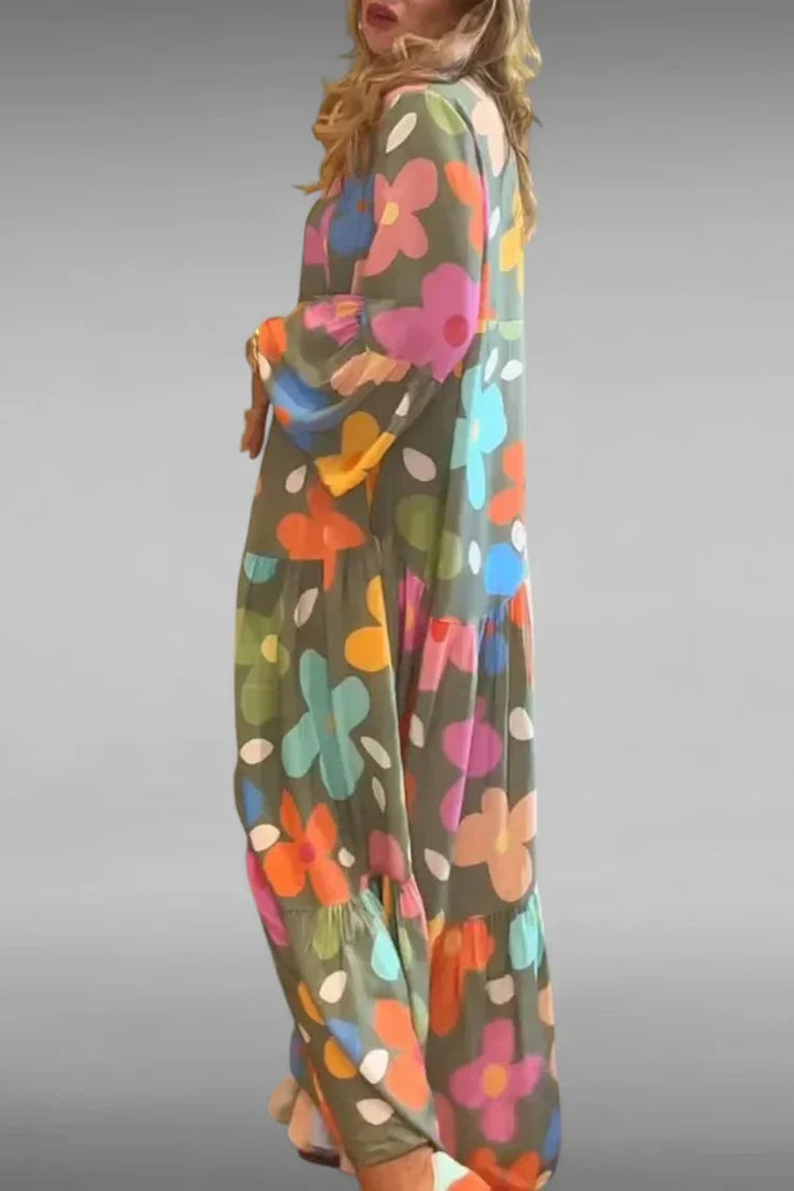 Fiorella | Robe Maxi Coupe Détendue