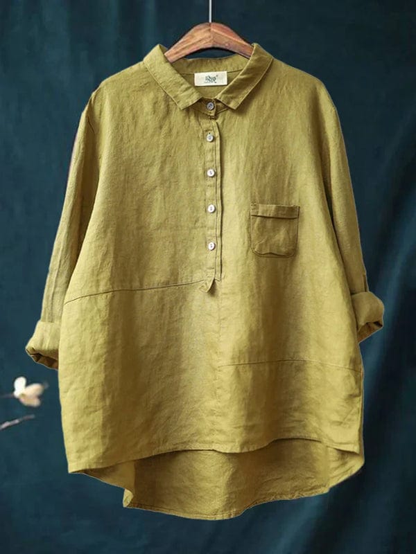 Elvie | Blouse Linne Élégante pour l'Été