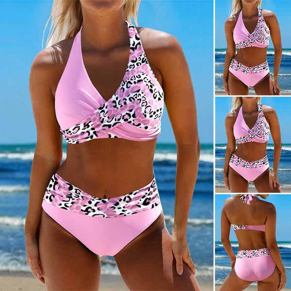 Elnora | Bikini avec des Bretelles Croisées