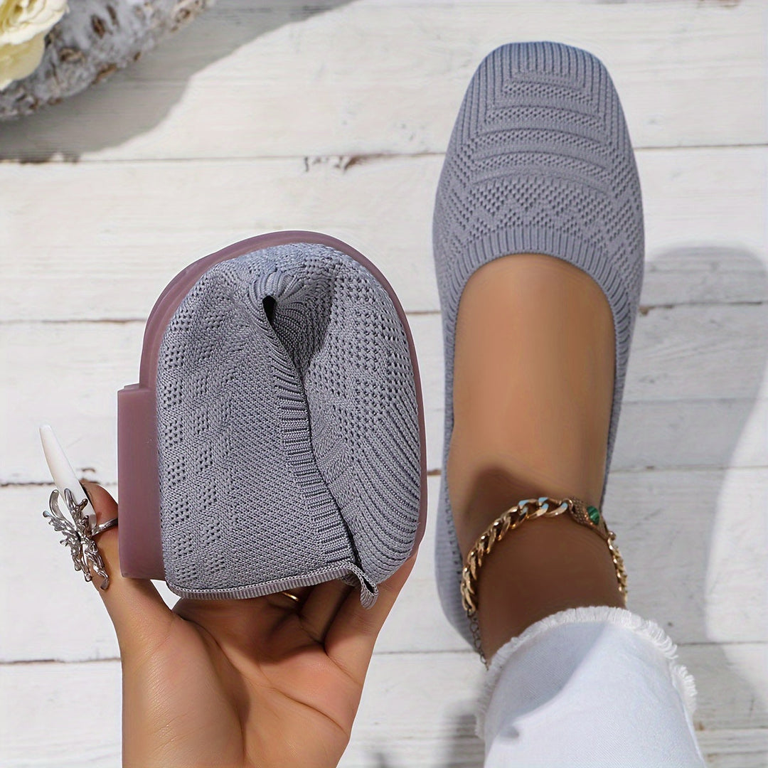 Olia | Ballerines Tissu Tissé Confort