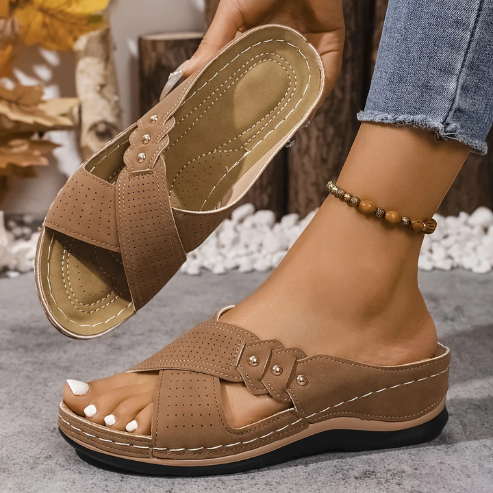 Panéla | Sandales Orthopédiques à Talon Wedge