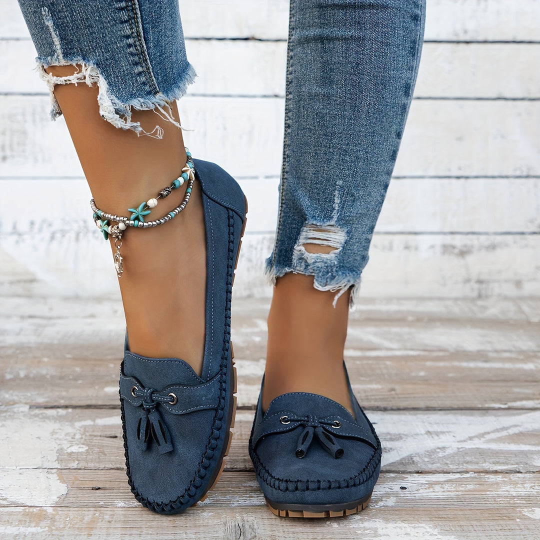 Nadine | Mocassins classiques avec détail à franges