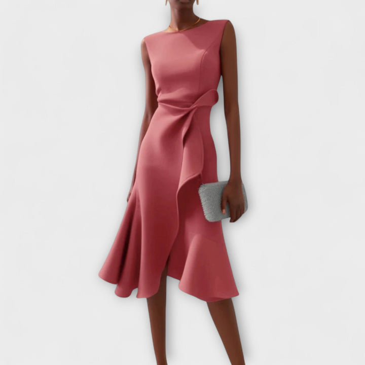 Denise | Robe Midi Sophistiquée