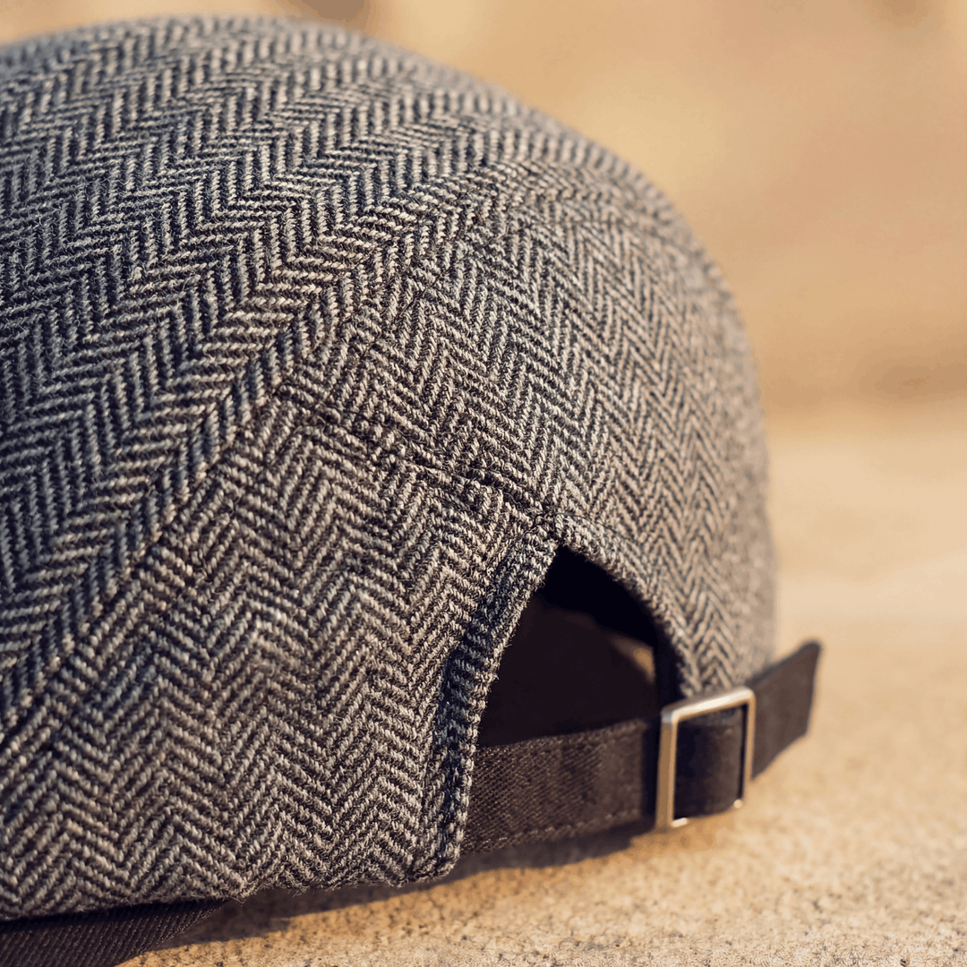 Enzo | Casquette en Laine Herringbone