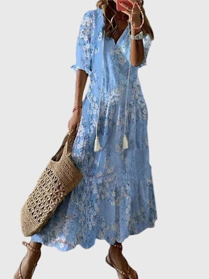 Alba | Robe d'été vintage bohème