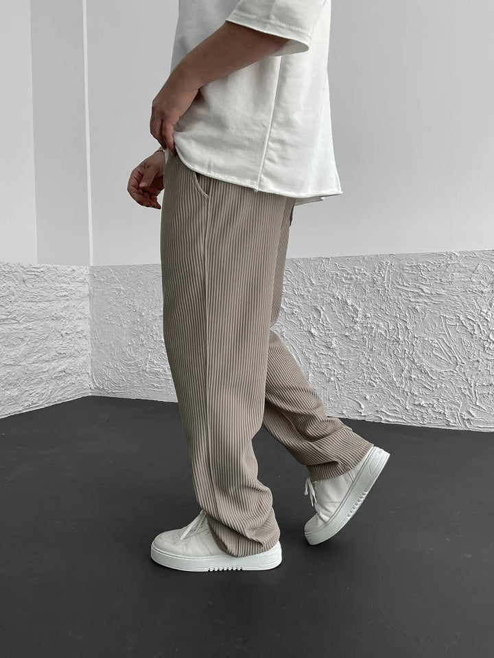 Sami | Pantalon Confortable Côtelé En Spandex