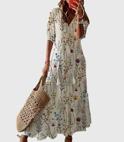 Alba | Robe d'été vintage bohème