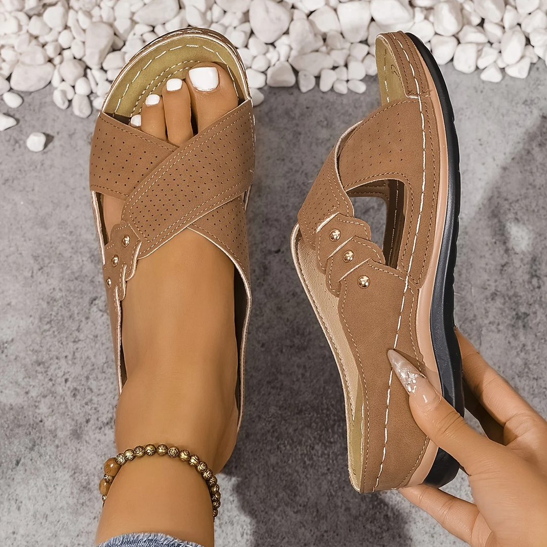Panéla | Sandales Orthopédiques à Talon Wedge