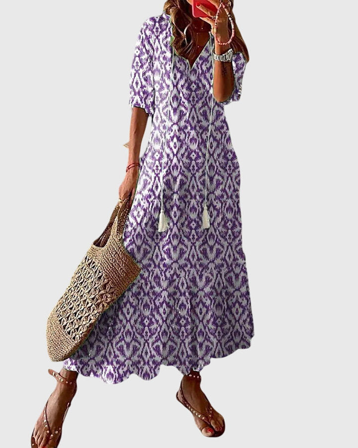 Alba | Robe d'été vintage bohème