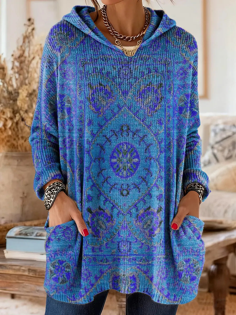 Renée | Tunique en maille rétro confortable