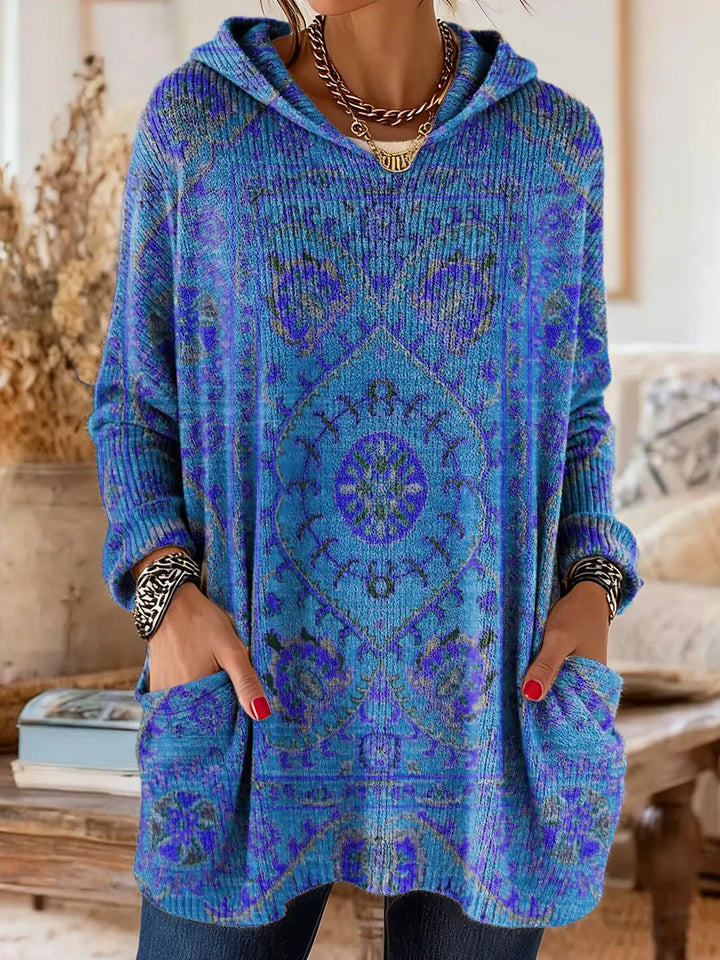 Renée | Tunique en maille rétro confortable