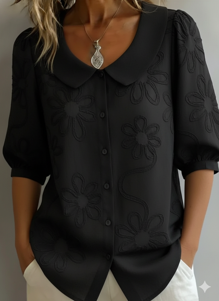Aurélie | Blouse légère florale élégance naturelle