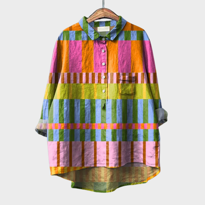 Ambre | Élégante Blouse d'Été en Lin