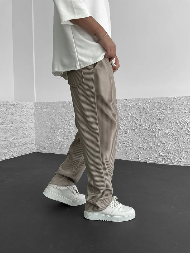 Sami | Pantalon Confortable Côtelé En Spandex