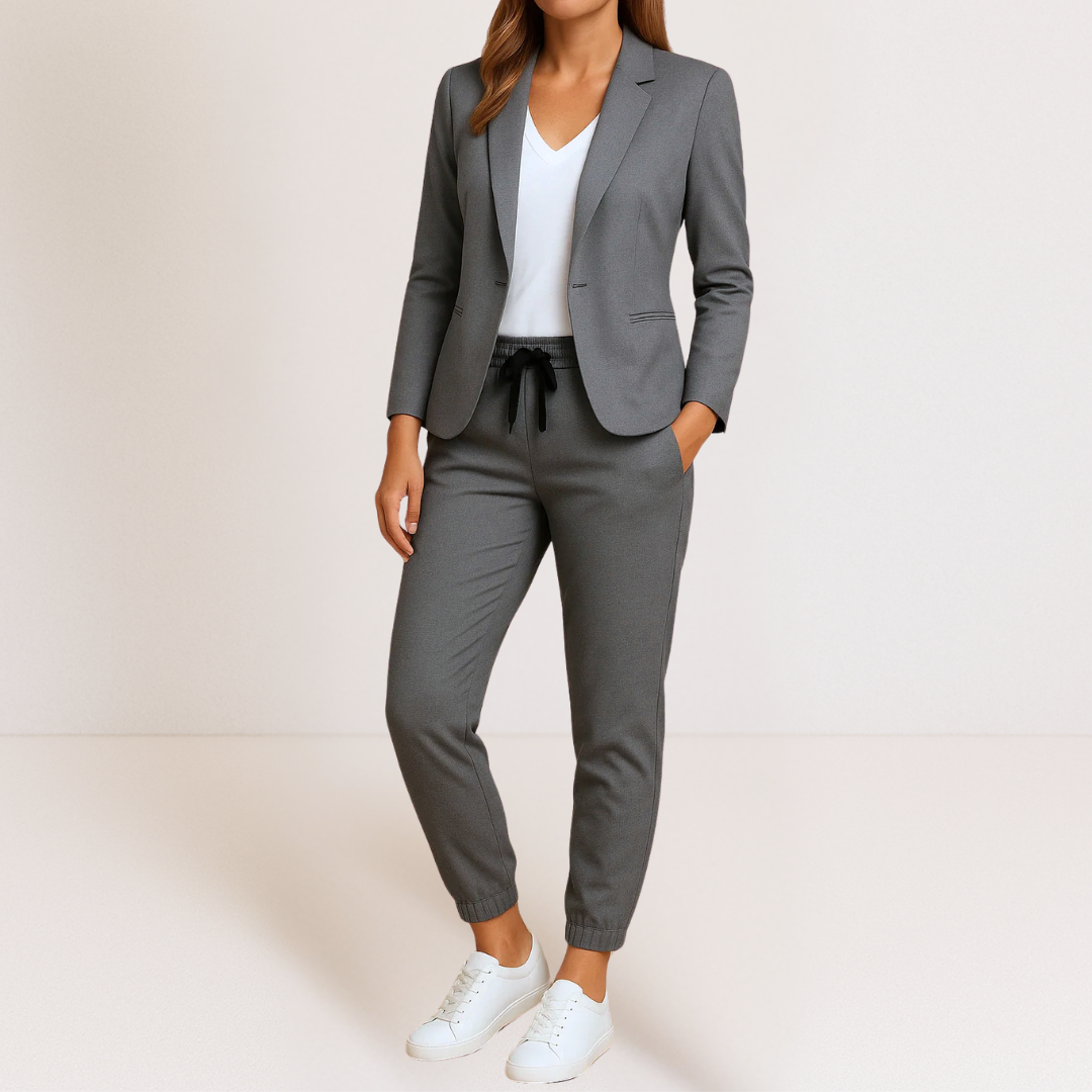 Blanche | Élégance Moderne dans un Ensemble Confortable