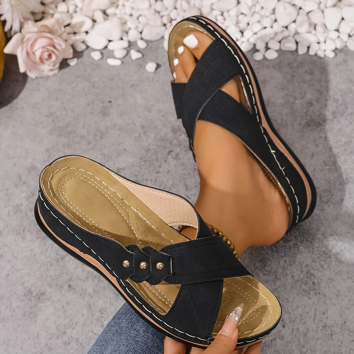 Panéla | Sandales Orthopédiques à Talon Wedge