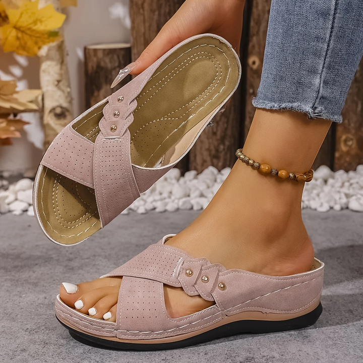 Panéla | Sandales Orthopédiques à Talon Wedge