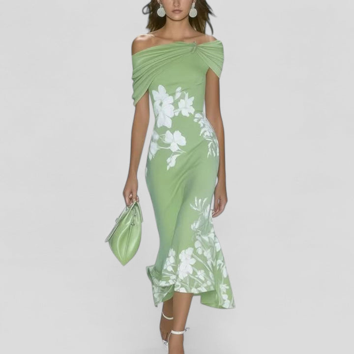 Irène | Robe Midi Élégante