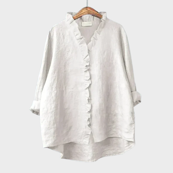 Eline | Élégante Blouse d'Été en Lin