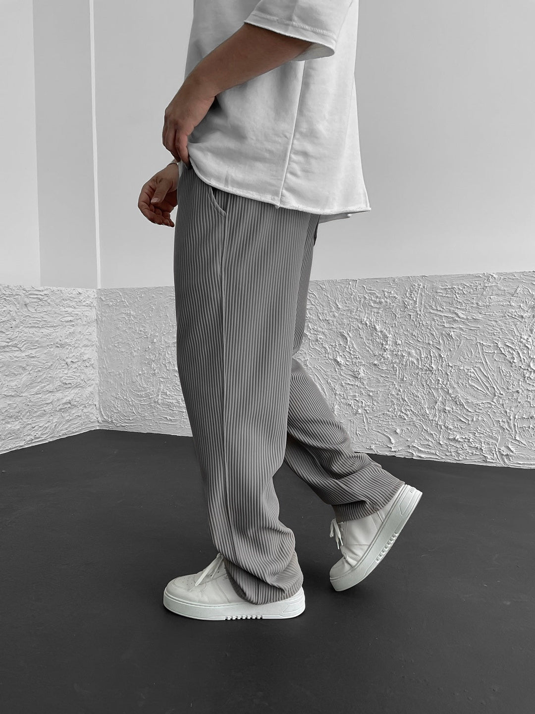 Sami | Pantalon Confortable Côtelé En Spandex