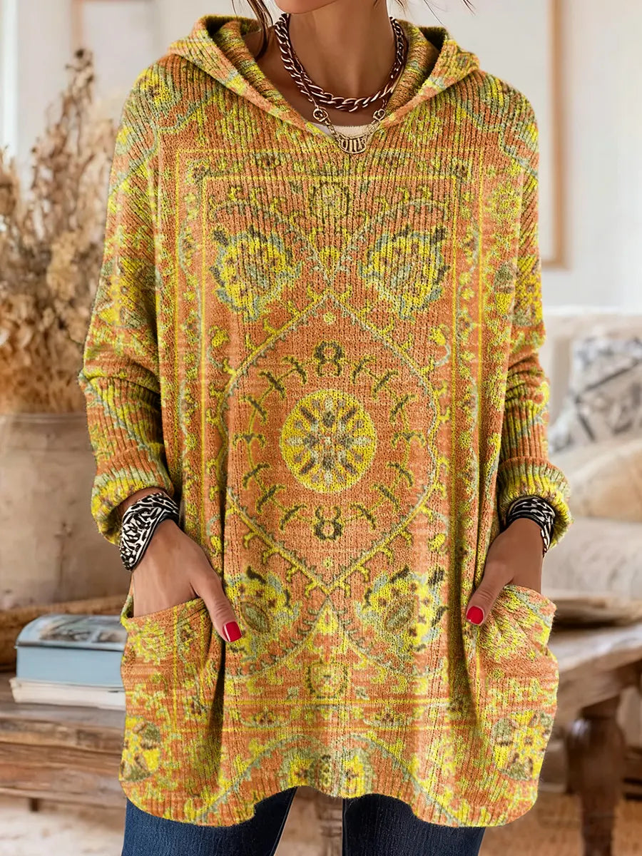 Renée | Tunique en maille rétro confortable