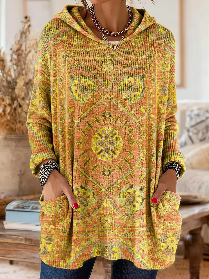 Renée | Tunique en maille rétro confortable