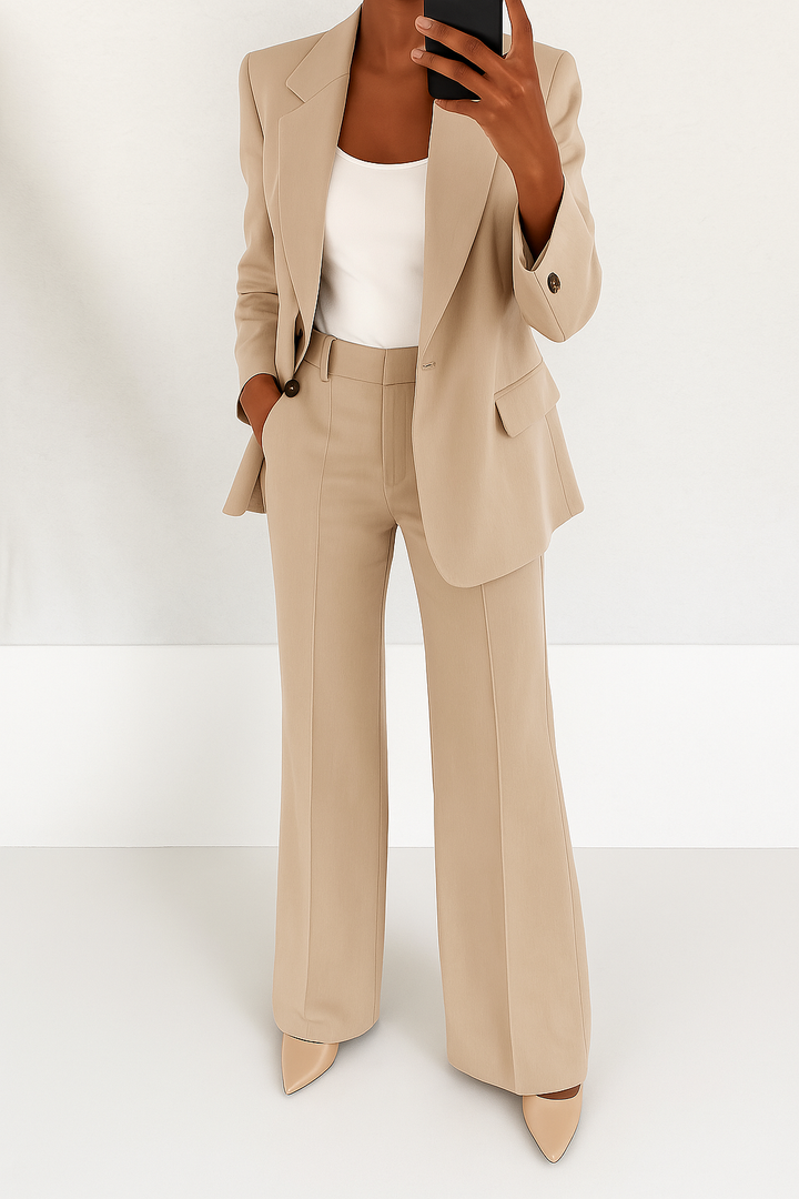 Jacqueline | Ensemble Tailleur Élégant Deux Pièces