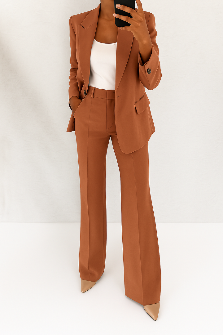 Jacqueline | Ensemble Tailleur Élégant Deux Pièces