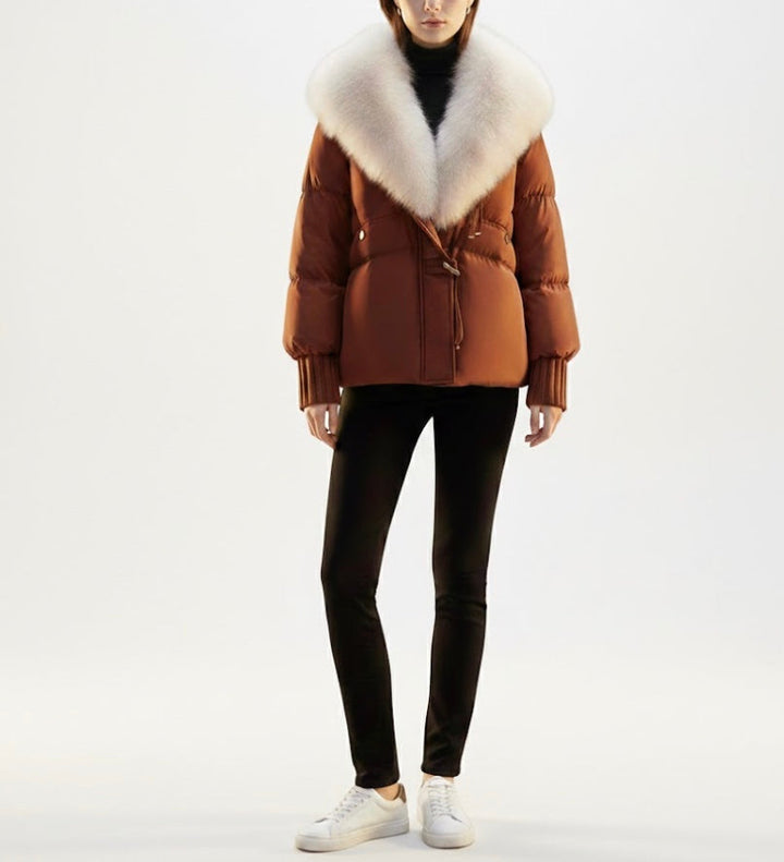 Élodine | Manteau élégant au col affirmé