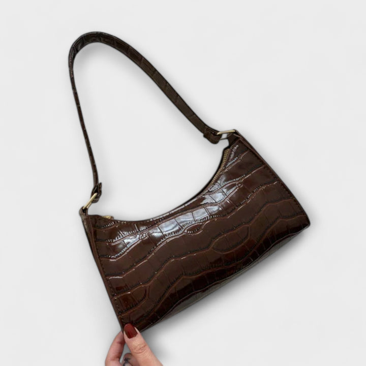 Véronique | Sac en Cuir Brillant
