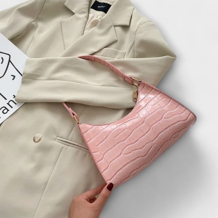 Véronique | Sac en Cuir Brillant