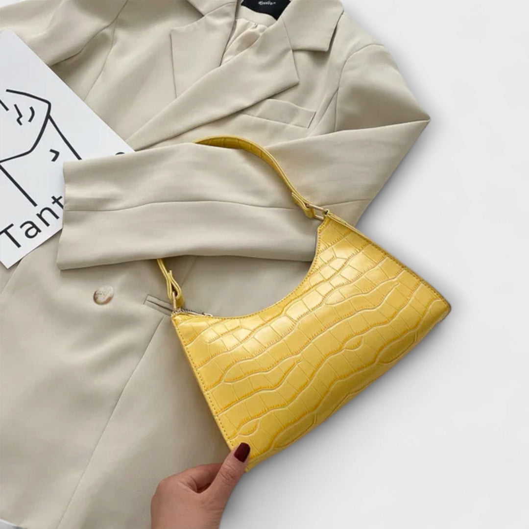 Véronique | Sac en Cuir Brillant