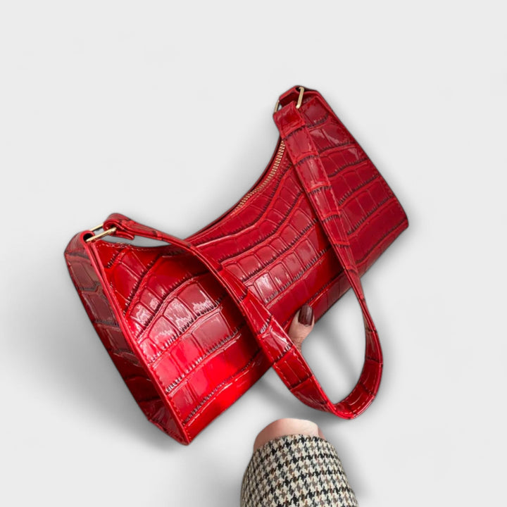 Véronique | Sac en Cuir Brillant