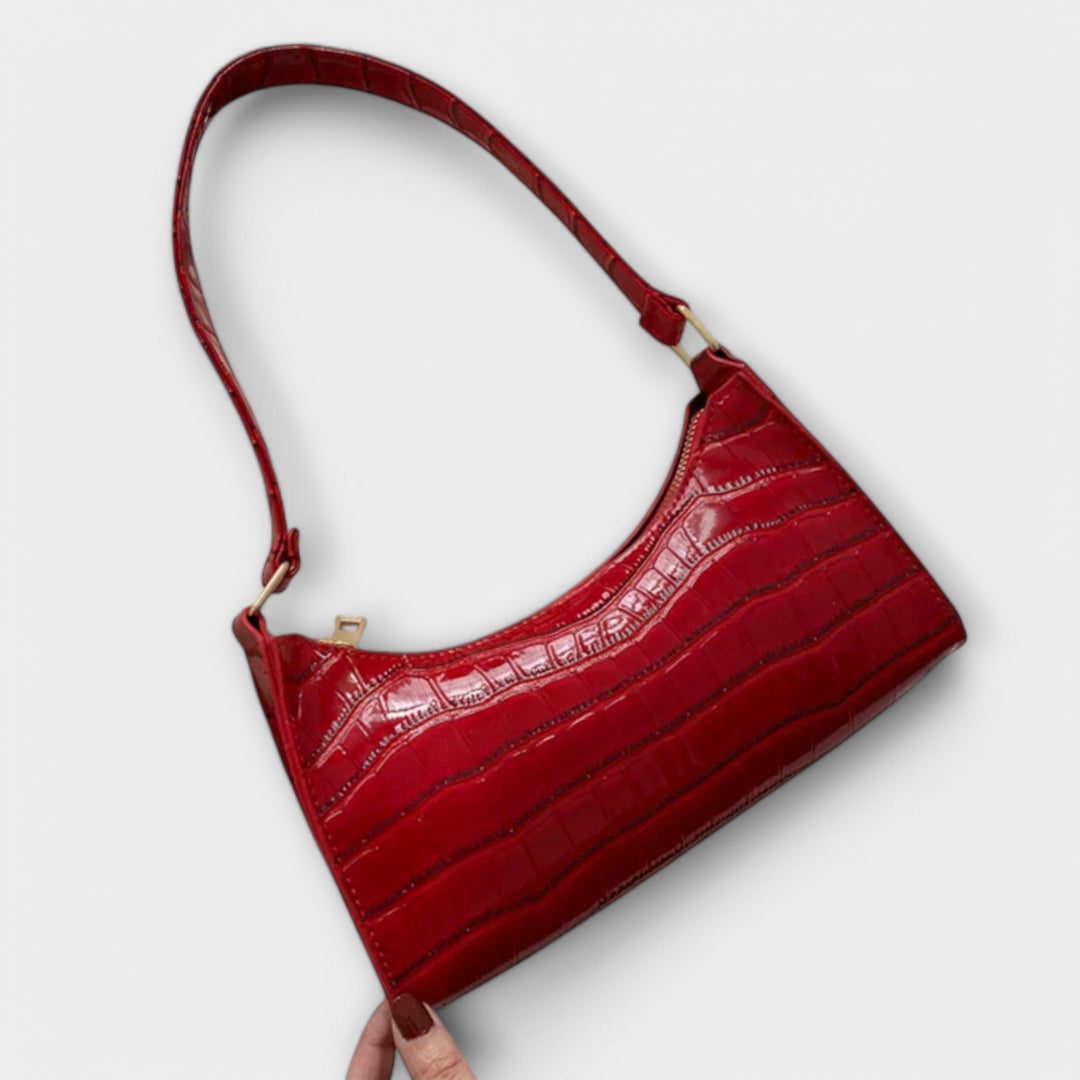 Véronique | Sac en Cuir Brillant
