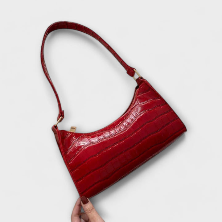 Véronique | Sac en Cuir Brillant