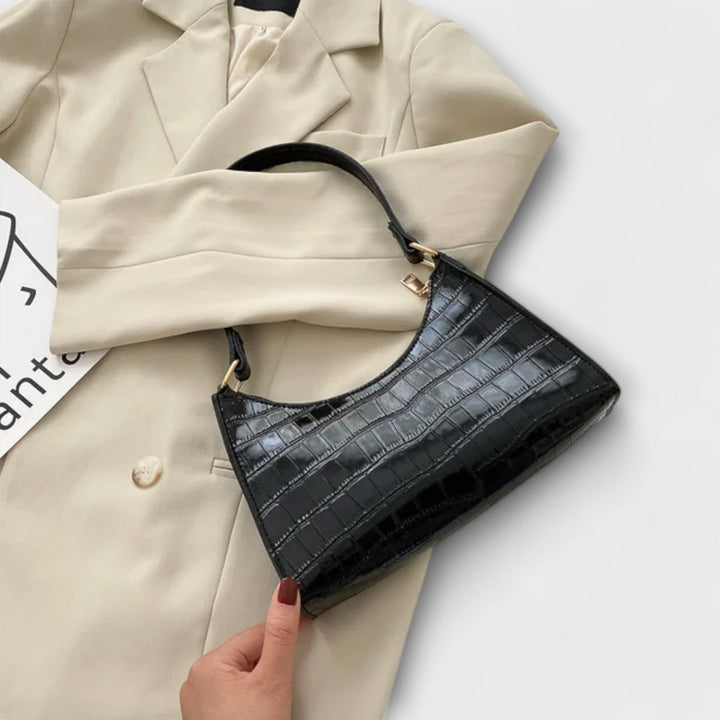 Véronique | Sac en Cuir Brillant