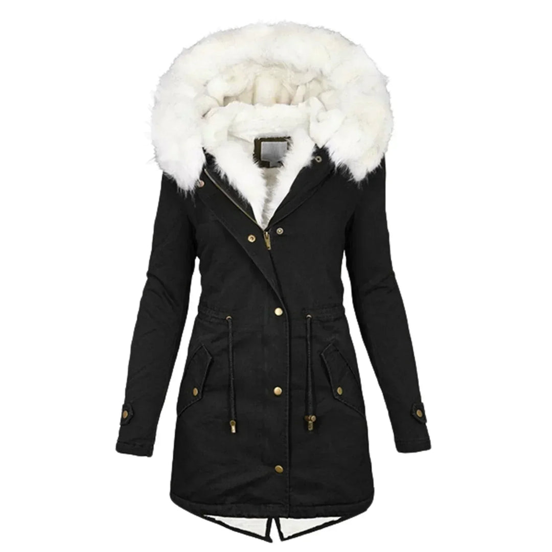 Giulia d’Hiver | Manteau chaud à capuche élégante