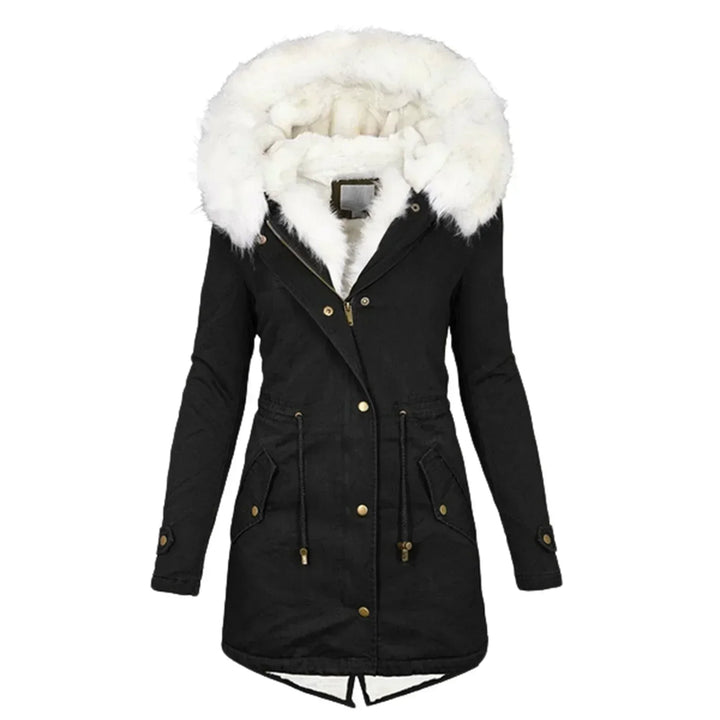 Giulia d’Hiver | Manteau chaud à capuche élégante