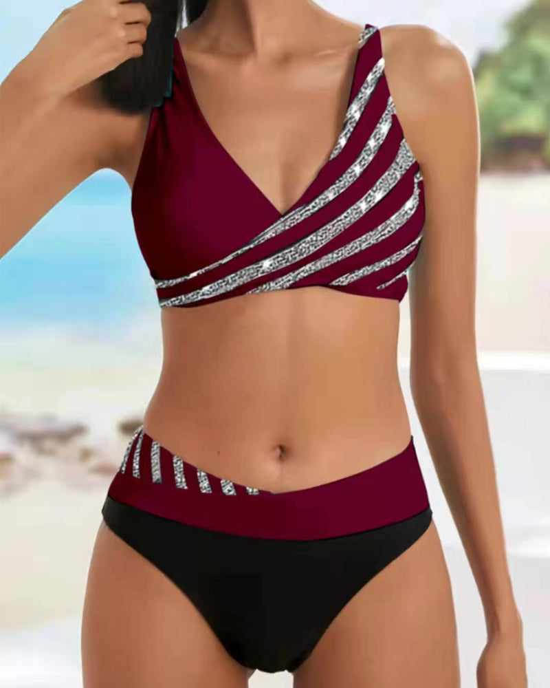 Mona | Bikini aux Couleurs Chaudes
