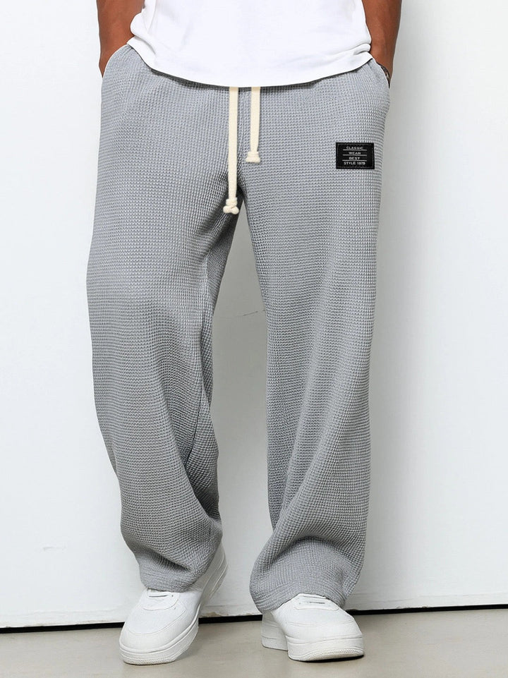 Simon | Pantalons à Jambe Large avec Taille Ajustable