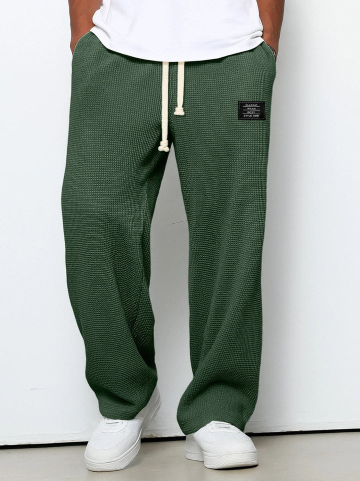 Simon | Pantalons à Jambe Large avec Taille Ajustable