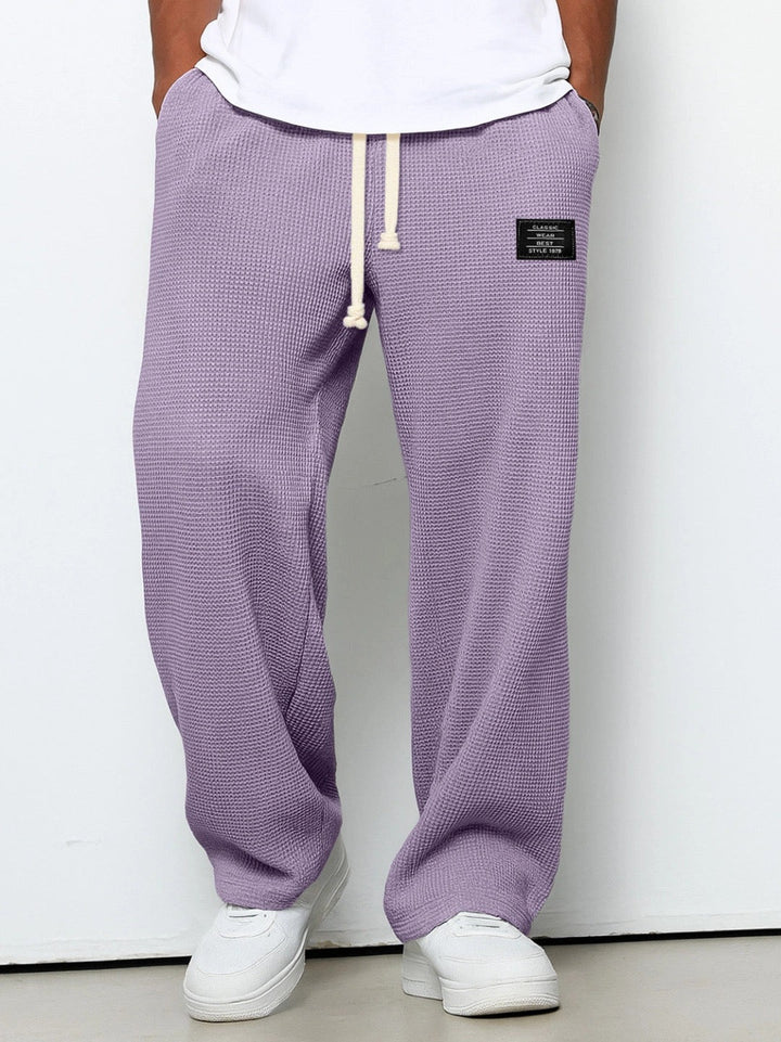Simon | Pantalons à Jambe Large avec Taille Ajustable