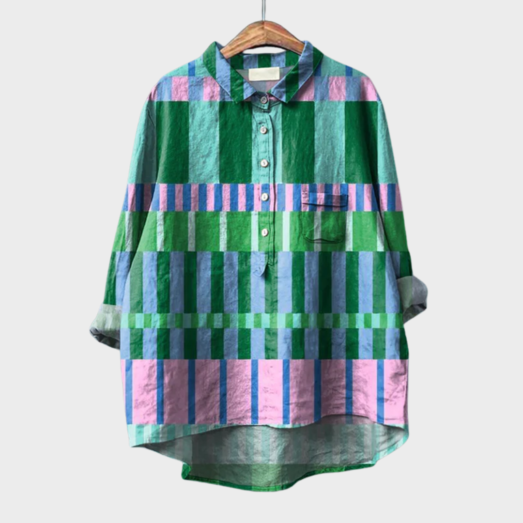 Ambre | Élégante Blouse d'Été en Lin