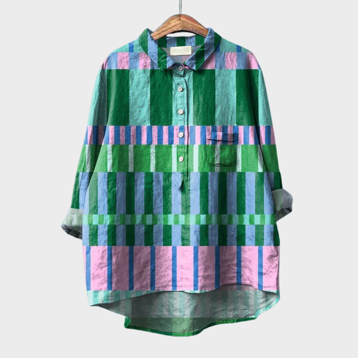 Ambre | Élégante Blouse d'Été en Lin