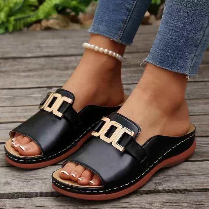 Malani | Sandales à Talons Compensés Élégantes pour Femmes