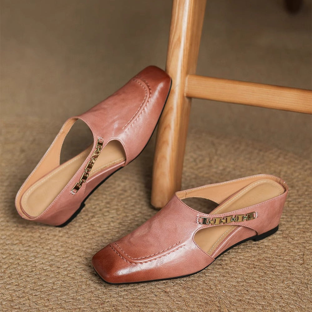 Armelle │ Mules en cuir