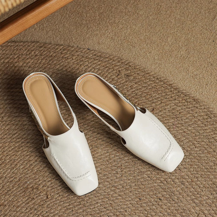 Armelle │ Mules en cuir