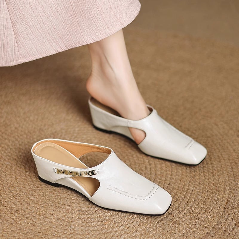 Armelle │ Mules en cuir