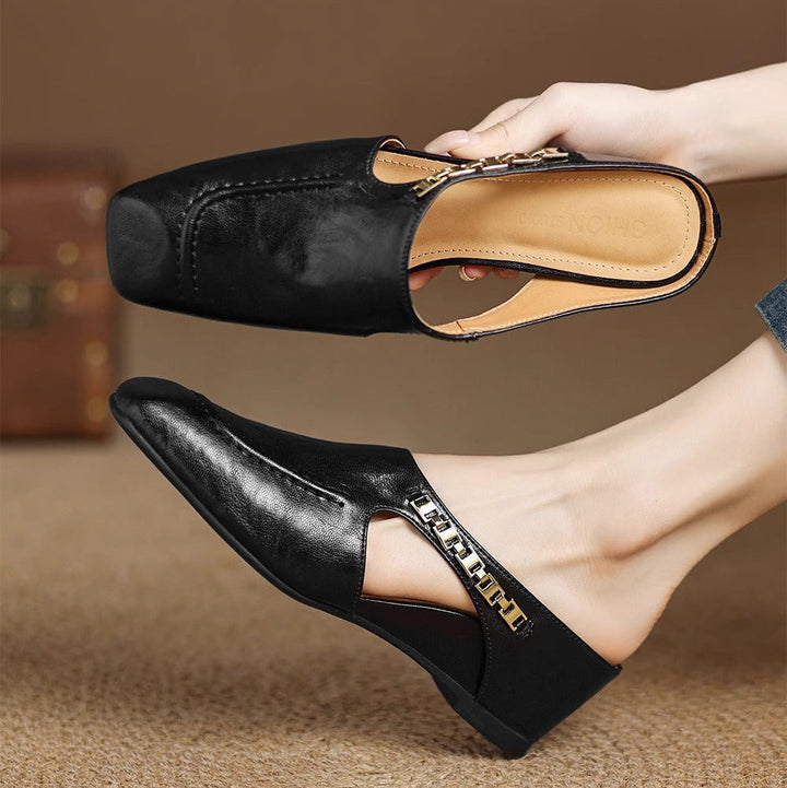 Armelle │ Mules en cuir